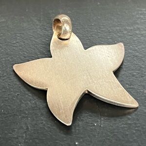 Sterling Silver Star/Star Fish Pendant 925 Italy